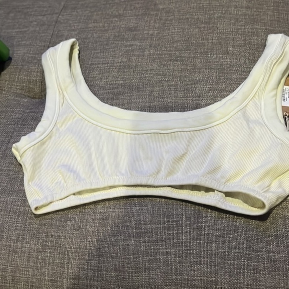 Skims Cotton Rib Scoop Bralette - Picture 2 of 4